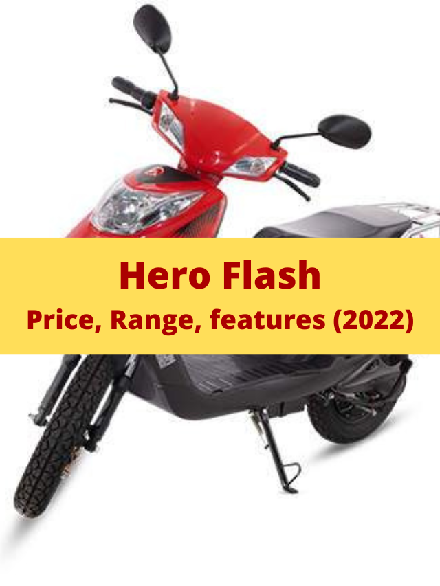 Hero electric flash best lowspeed Electric scooter. Details