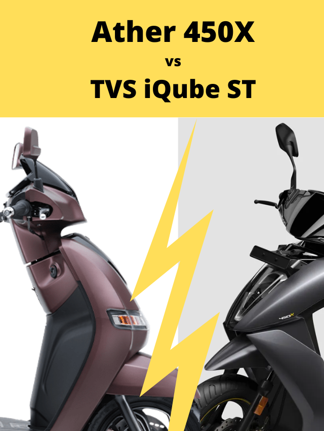 Tvs Iqube St Vs Ather 450x Full Comparison What To Buy Evehicleshop 0935